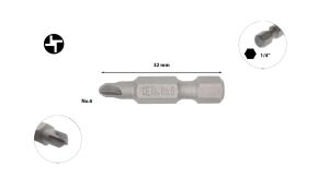 Ceta Form Torq-Set Uçlu Bits No 6 x 32mm CB/860306 