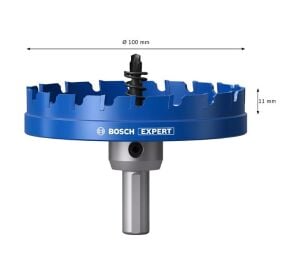 Bosch Expert 100 mm Elmaslı İnox Panç Adaptörlü 2608901449