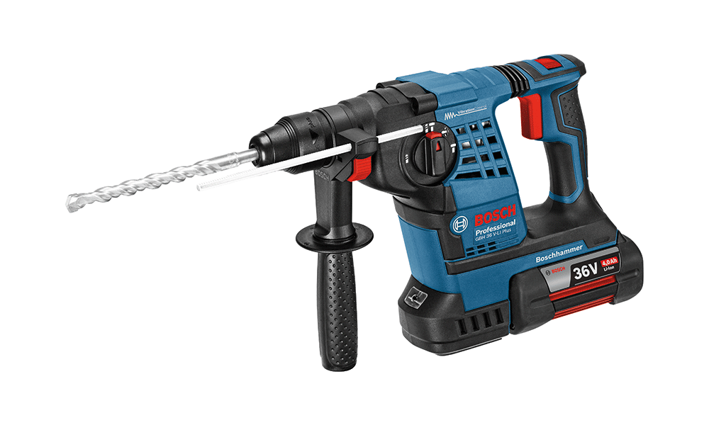 Bosch GBH 36 V-LI Plus (2x4Ah) Akülü Kırıcı/Delici L-boxx 0611906002