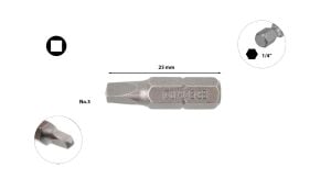 Ceta Form Kare Uçlu Bits No 3 x 25 mm CB/843