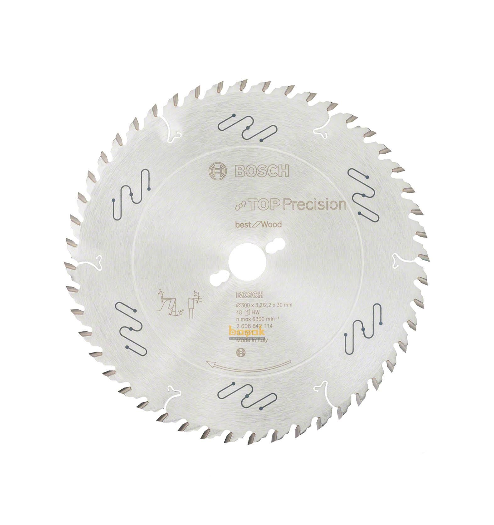 Bosch Best Kesim 300*30 mm 48 Diş Ahşap Testeresi 2608642114