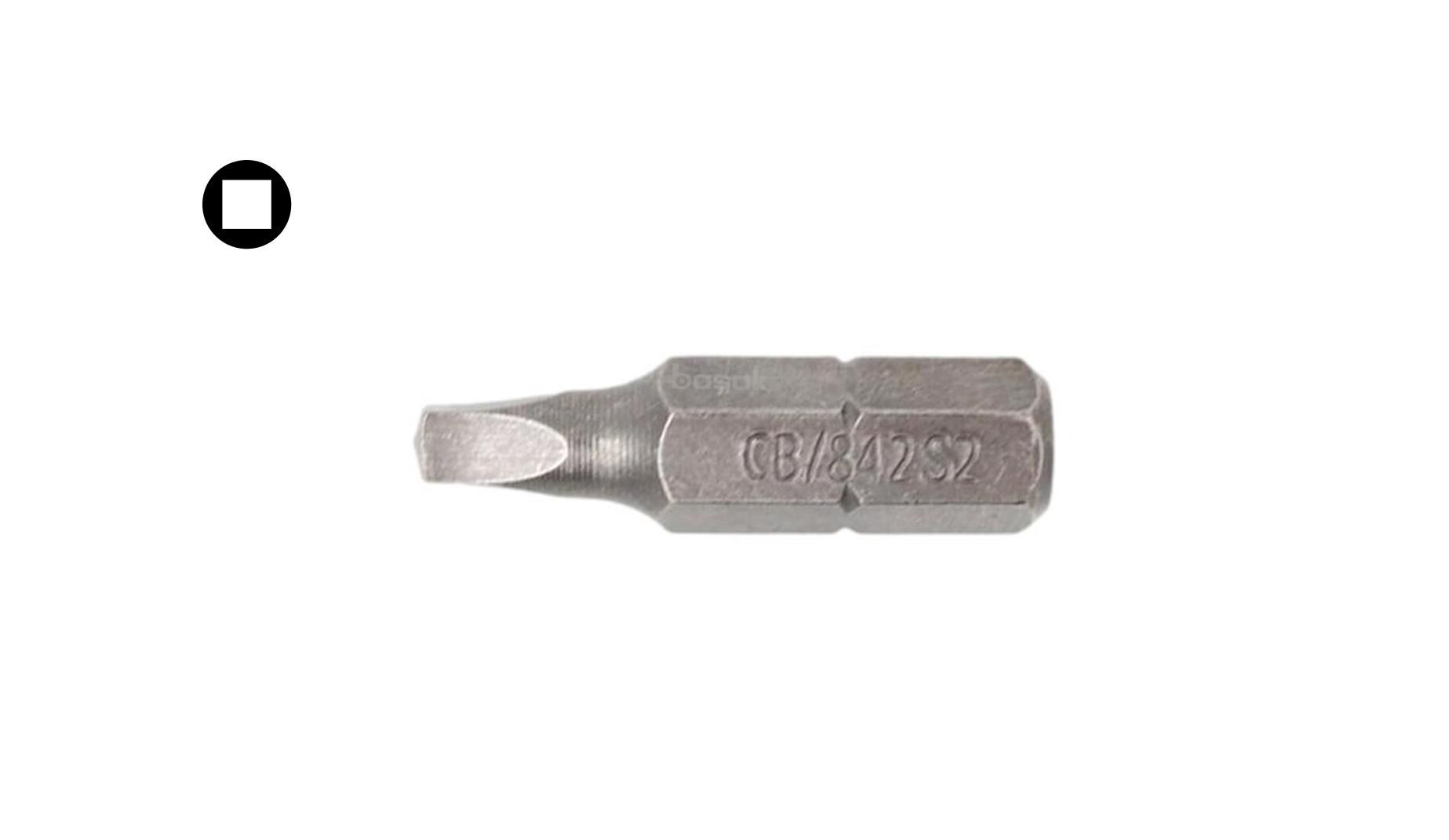 Ceta Form Kare Uçlu Bits No 2 x 25 mm CB/842