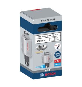 Bosch Pro 35 mm Yaylı İnox ve Çelik Kesim Panç 2608594449