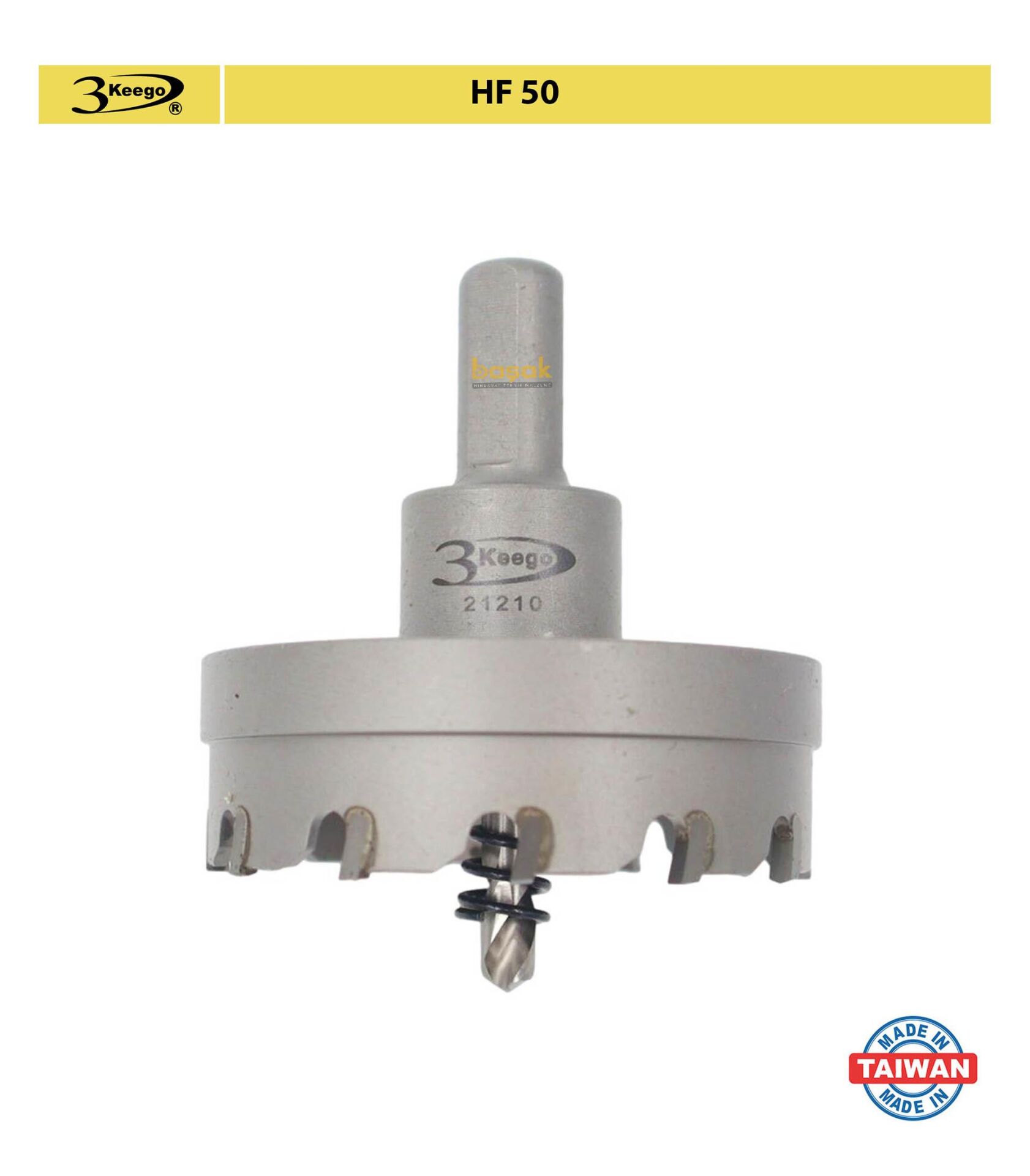 3Keego 65 mm Elmas Uçlu Paslanmaz İçin Panç HF50