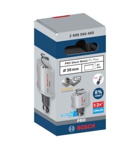Bosch Pro 38 mm Yaylı İnox ve Çelik Kesim Panç 2608594450