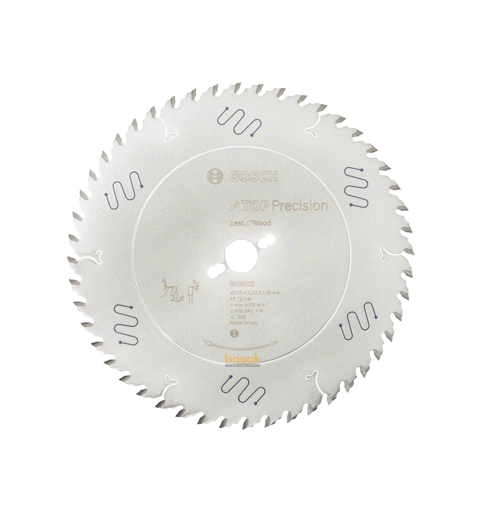 Bosch Best Kesim 315*30 mm 48 Diş Ahşap Testeresi 2608642119