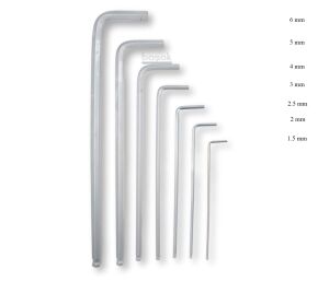 Ceta Form 1,5-6 mm Topbaşlı Uzun Allen Takımı 7 Parça LT7/900