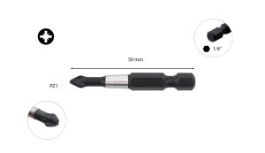 Ceta Form PZ1 x 50 mm Darbeli Yıldız Bits Uç  CB/591TM