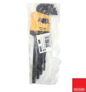 Ceta Form 1/16'' - 3/8'' Topbaşlı Uzun Inch Allen Takımı 9 Parça LT/900AF