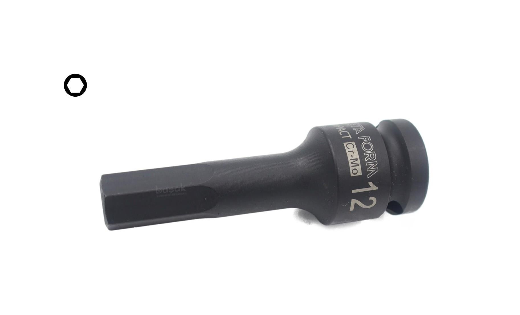 Ceta Form 12 mm 1/2” Havalı Allen (Alyan) Uçlu Lokma C68-H12