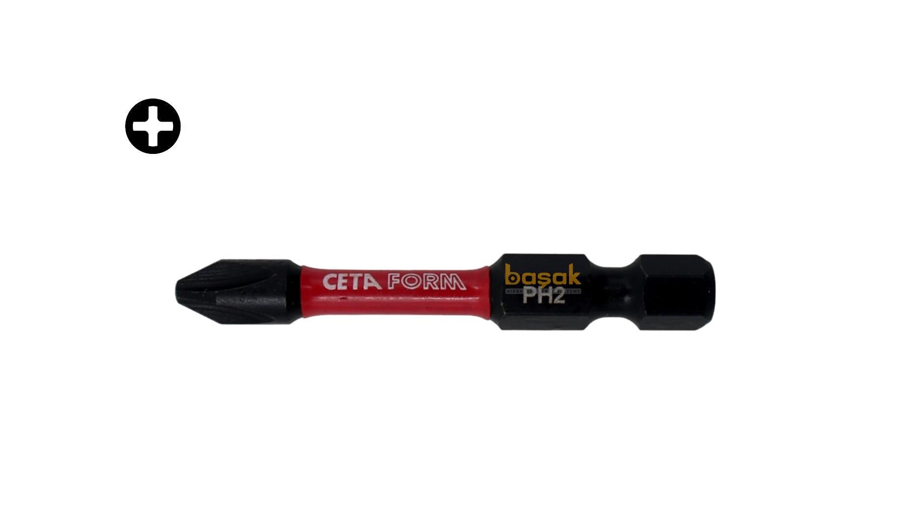 Ceta Form PH2 x 50 mm Darbeli Yıldız Bits Uç CB/492TM