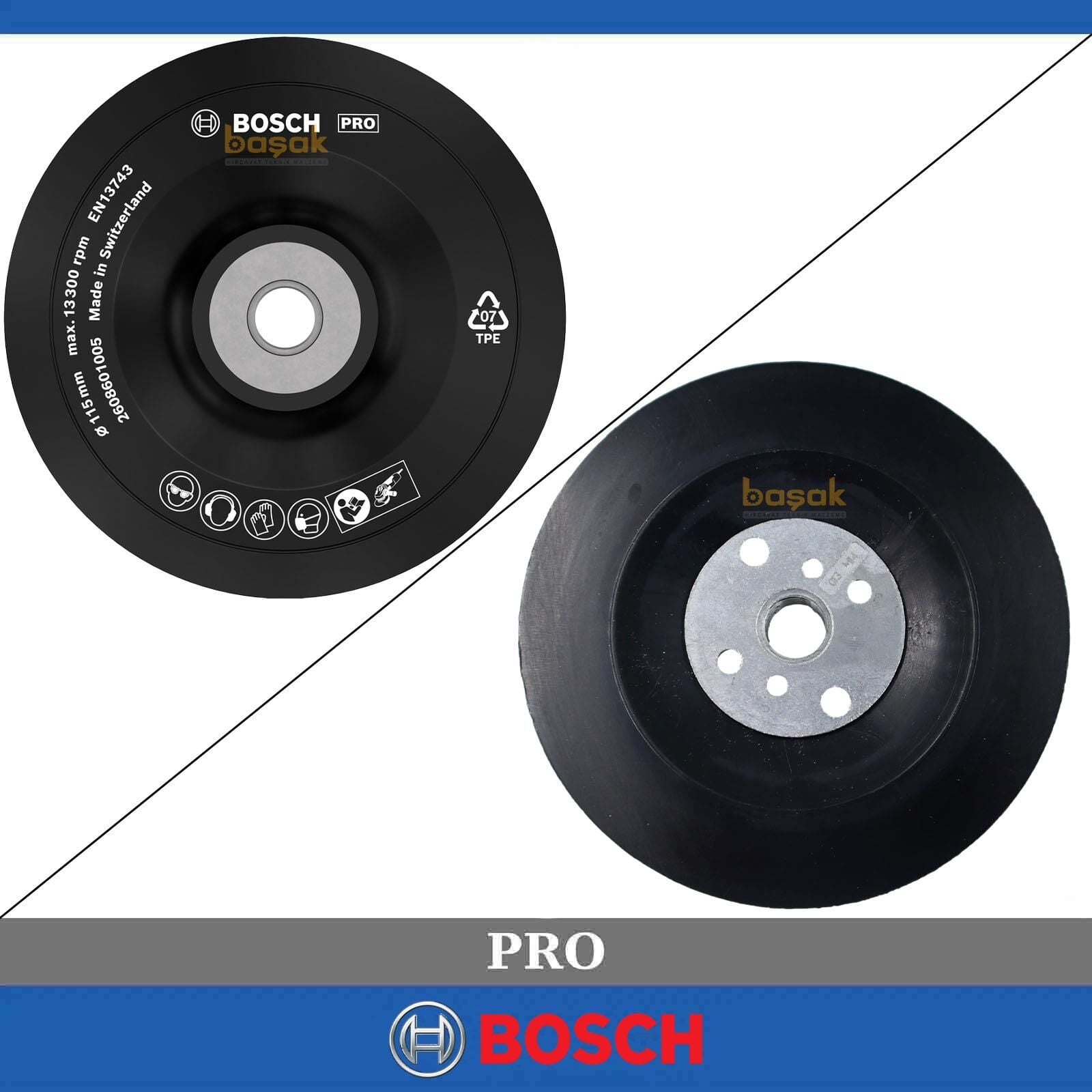 Bosch 115 mm M14 Fiber Disk Zımpara Tabanı 2608601005 | Bosch