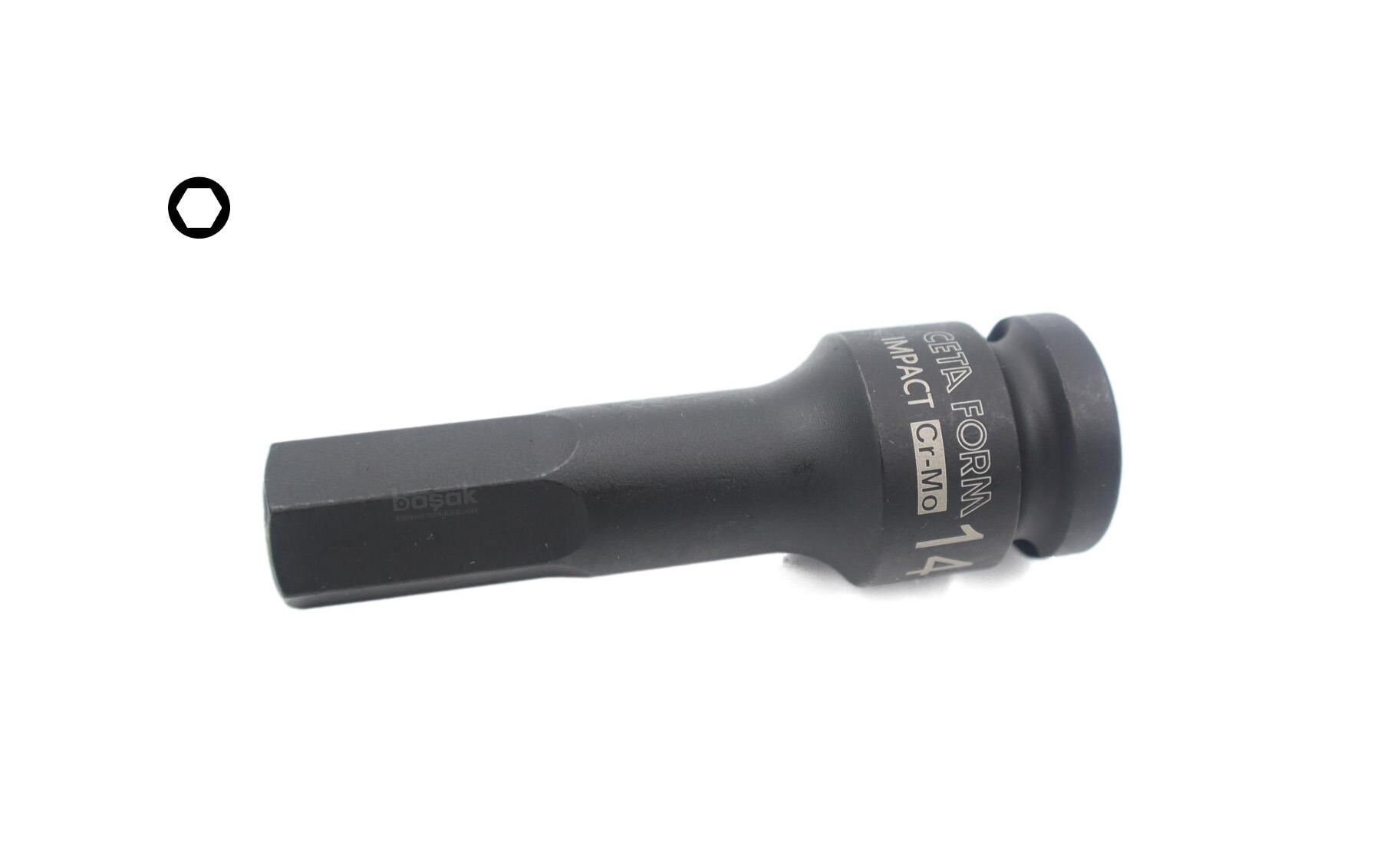 Ceta Form 14 mm 1/2” Havalı Allen (Alyan) Uçlu Lokma C68-H14