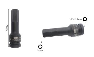 Ceta Form 14 mm 1/2” Havalı Allen (Alyan) Uçlu Lokma C68-H14