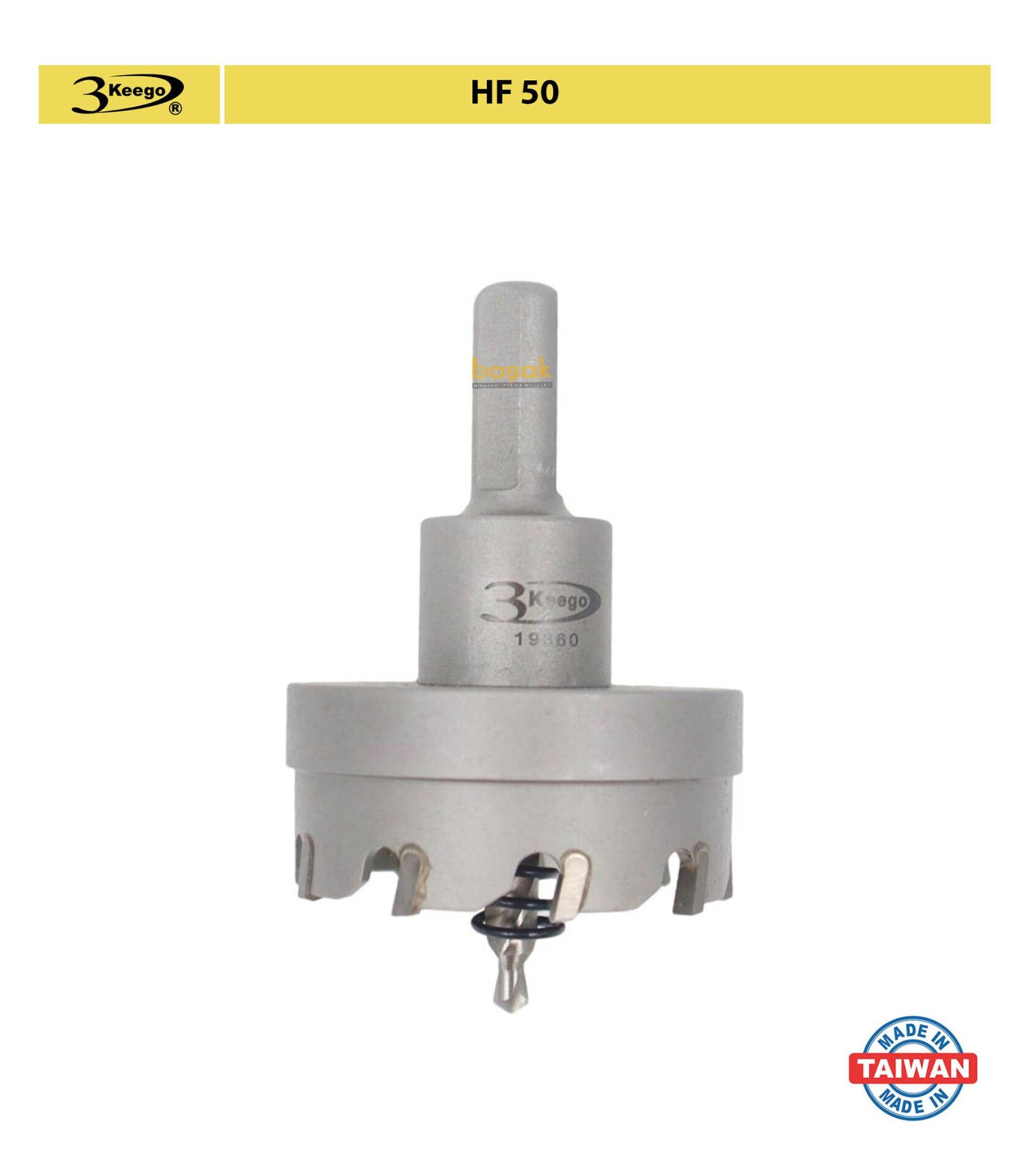 3Keego 48 mm Elmas Uçlu Paslanmaz İçin Panç HF50