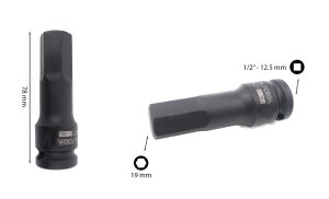 Ceta Form 19 mm 1/2” Havalı Allen (Alyan) Uçlu Lokma C68-H19