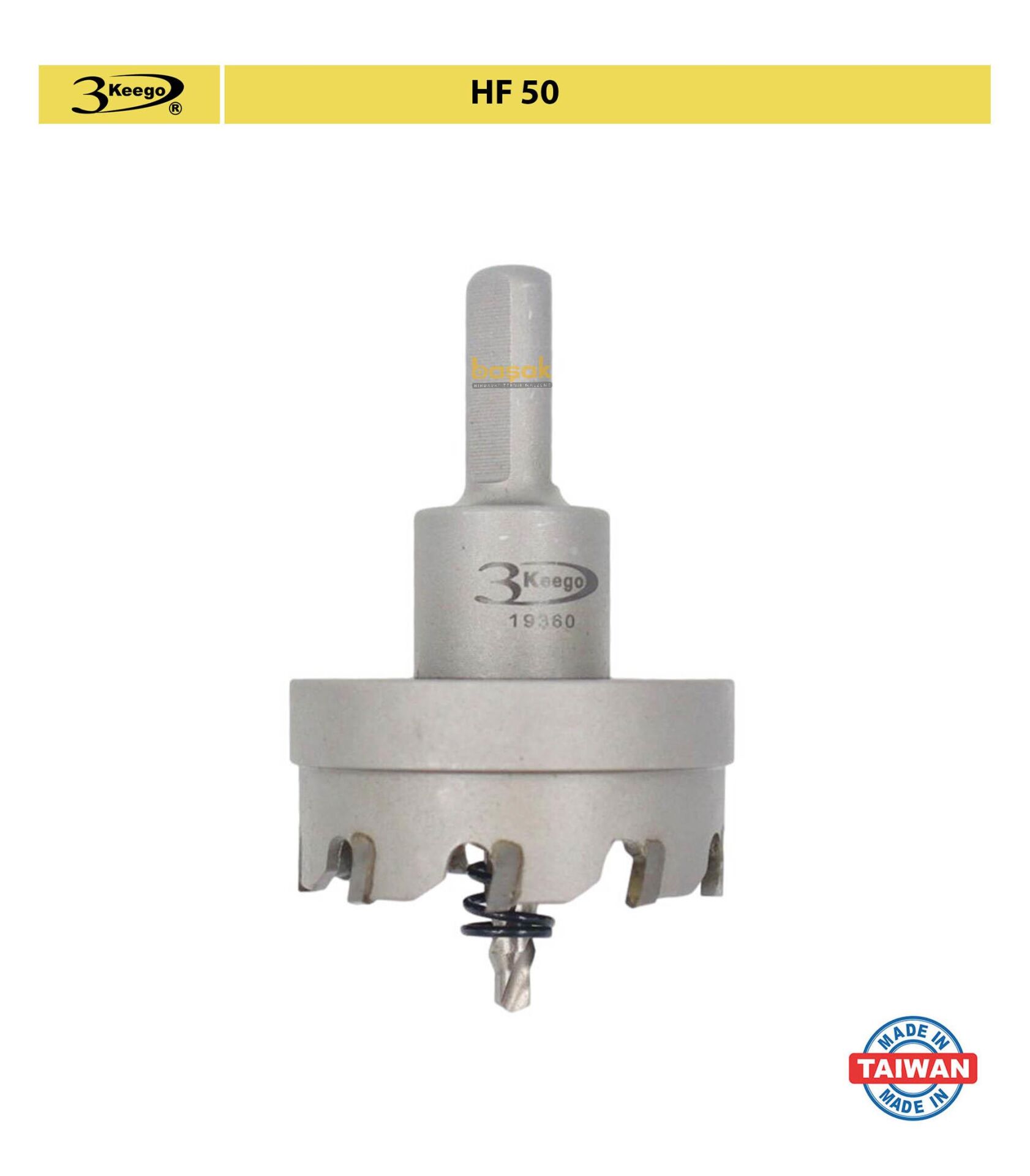 3Keego 46 mm Elmas Uçlu Paslanmaz İçin Panç HF50