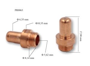 PR0063 CB70 Plazma Kesim Elektrodu 17,9 mm Trafimet