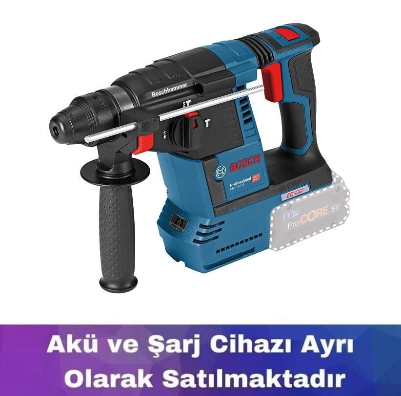 Bosch GBH 18V-26 Akülü Kırıcı-Delici (Akü ve Şarj Yoktur) 0611909000