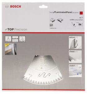 Bosch Best Ext. Sert Laminant Testere 250*30 mm 80 Diş 2608642109