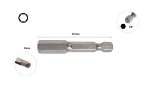 Ceta Form 8 x 50 mm Allen Uçlu Bits CB/1980