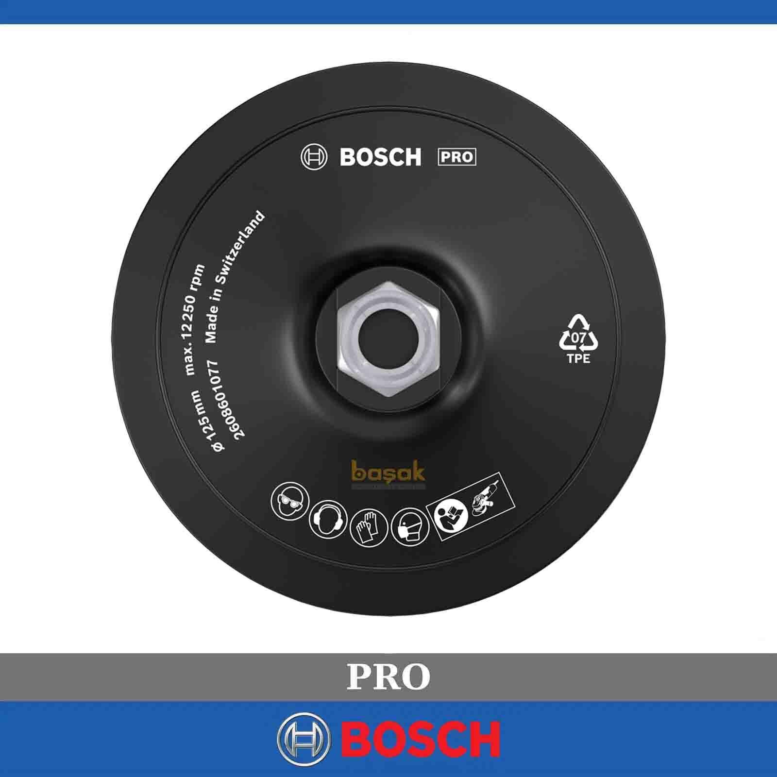 Bosch 125 mm M14 Cırtlı Zımpara Tabanı 2608601077