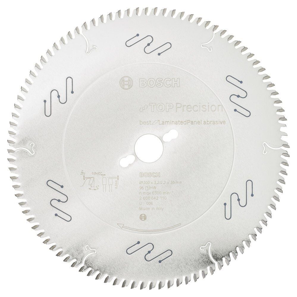 Bosch Best Ext. Sert Laminant Testere 300*30 mm 96 Diş 2608642110