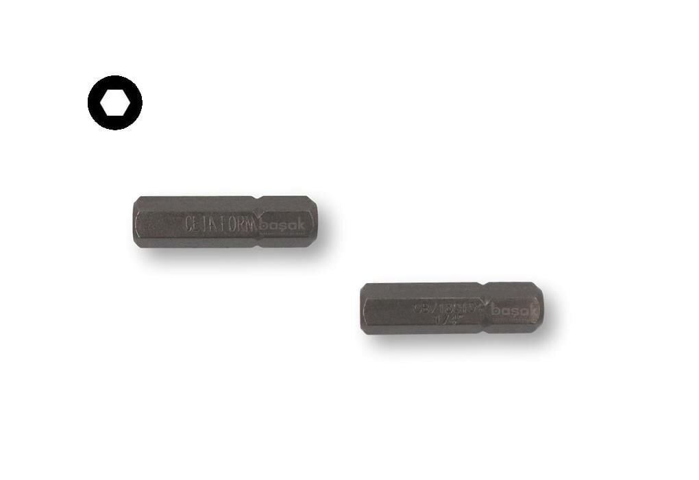 Ceta Form 1/4'' x 25 mm Allen Uçlu Bits CB/180104