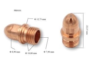 PR0101 A101-A141 Plazma Kesim Elektrodu 22 mm Trafimet