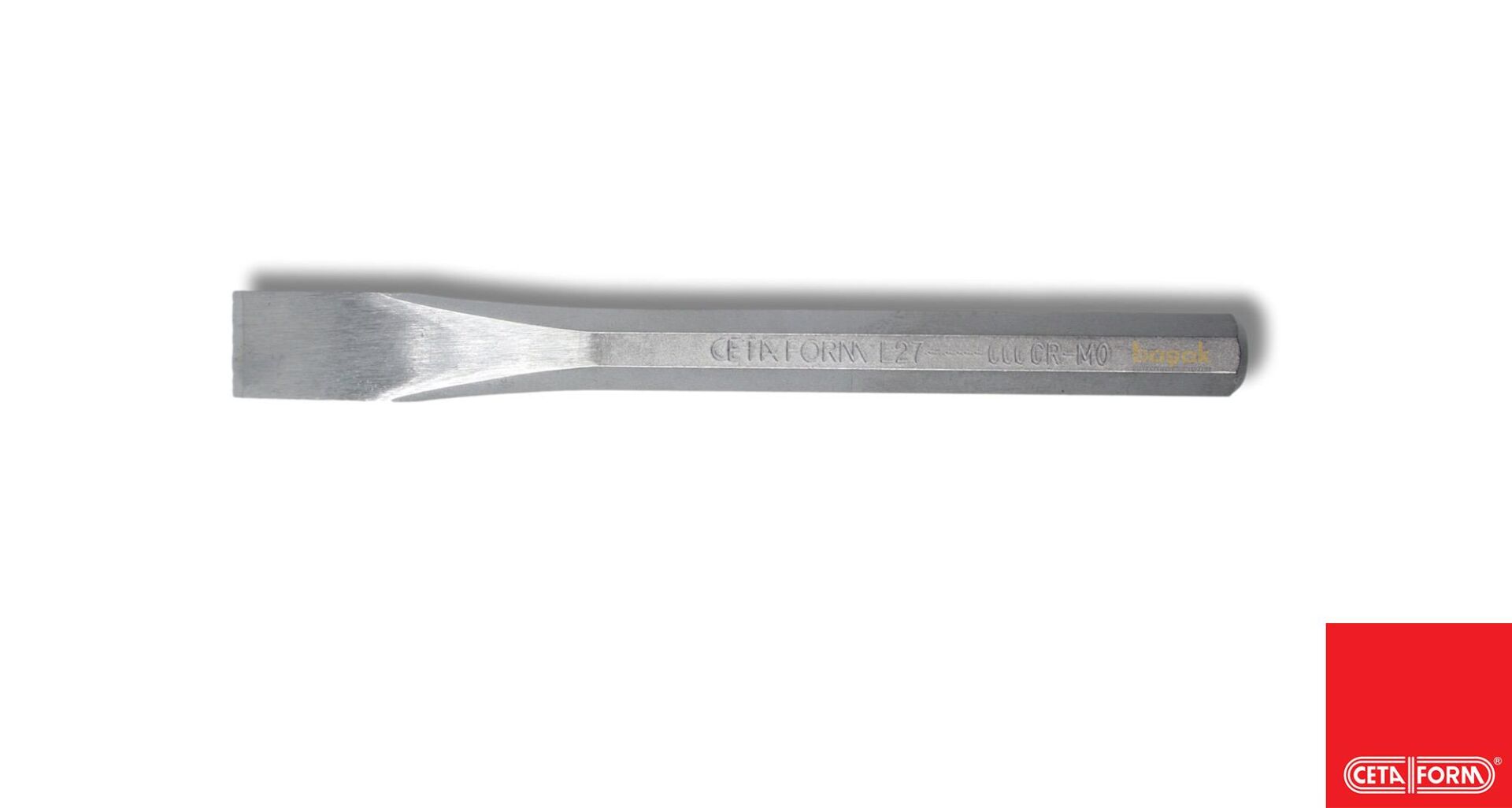 Ceta Form 125 mm Düz Keski (Tesviyeci Tipi) L27-125