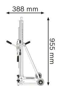 Bosch GCR 350 Karot Sehpası 0601190200