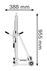 Bosch GCR 350 Karot Sehpası 0601190200