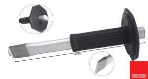 Ceta Form 300 mm Plastik Korumalı Düz Keski  L25-300G-2