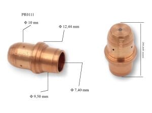 PR0111 A151 Plazma Kesim Elektrodu 20,5 mm Trafimet