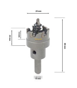 3Keego 29 mm Elmas Uçlu Paslanmaz İçin Panç HF50