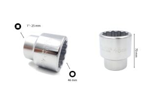 Ceta Form 46 mm 1” 12 Köşe Yıldız Lokma Anahtar C42-B46