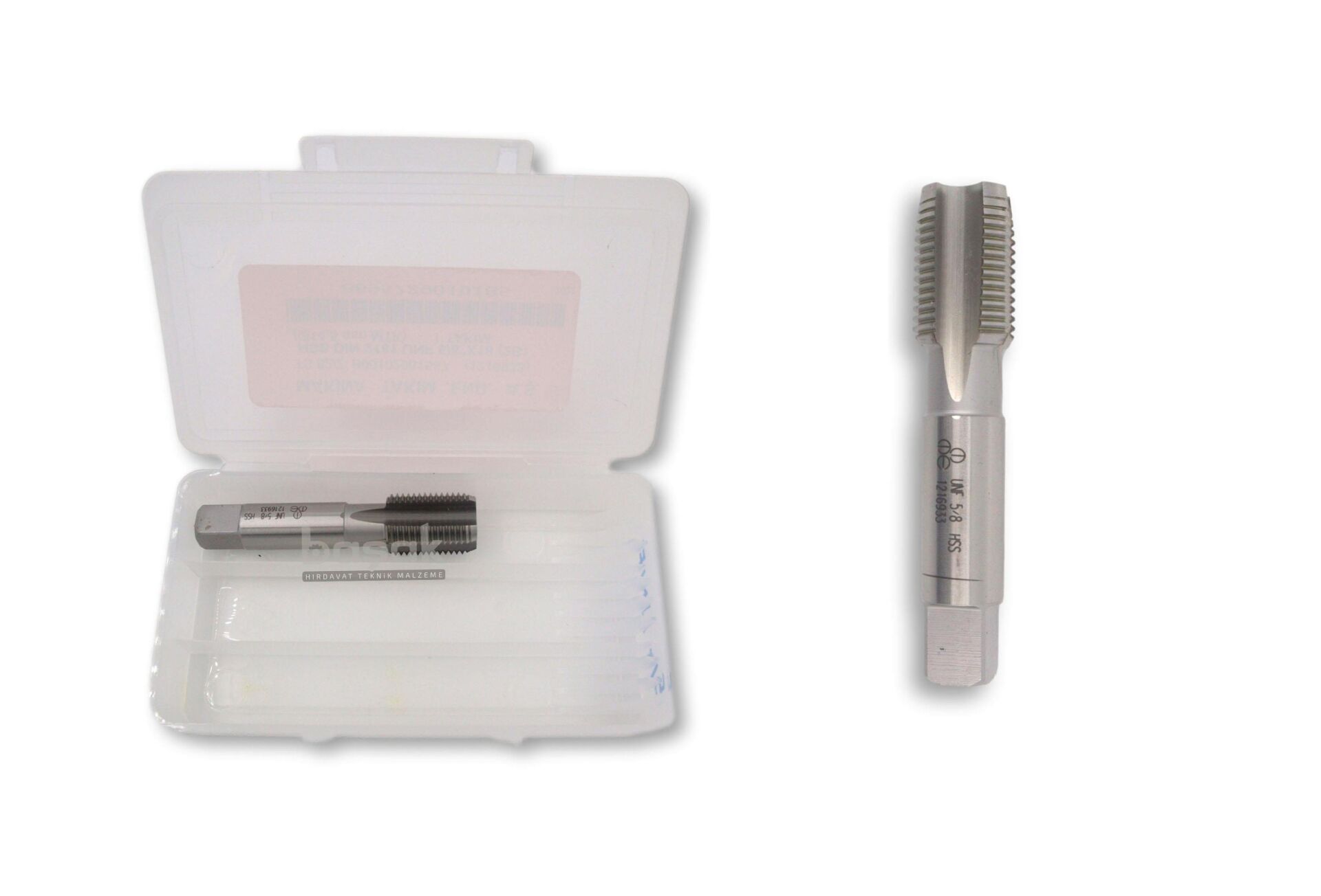 MTE UNF 5/8'' USA İnce Vidalı El Kılavuzu 2’li HSS DIN 2181