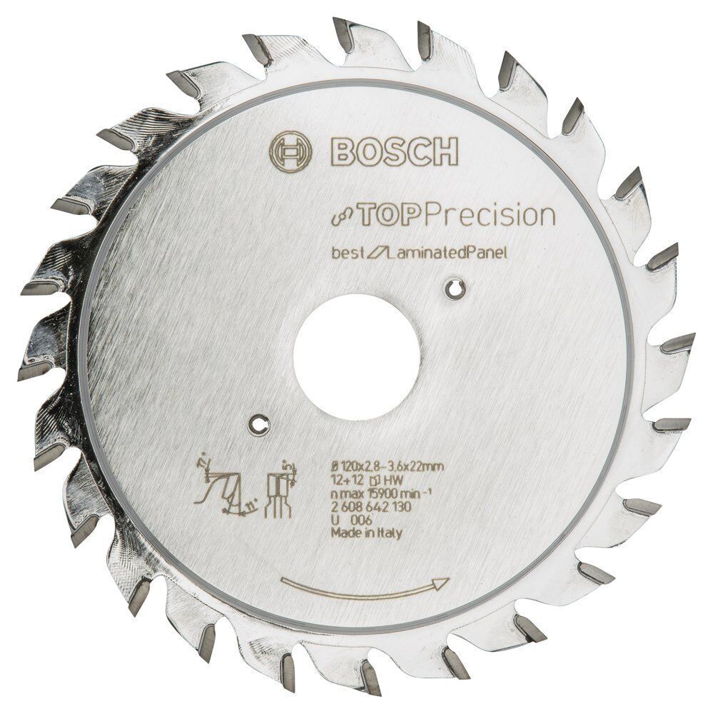 Bosch Best Laminant Testere 120*22 mm Proteqtion 12+12 Diş 2608642130
