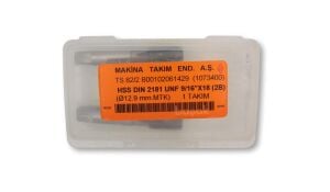 MTE UNF 9/16'' USA İnce Vidalı El Kılavuzu 2’li HSS DIN 2181