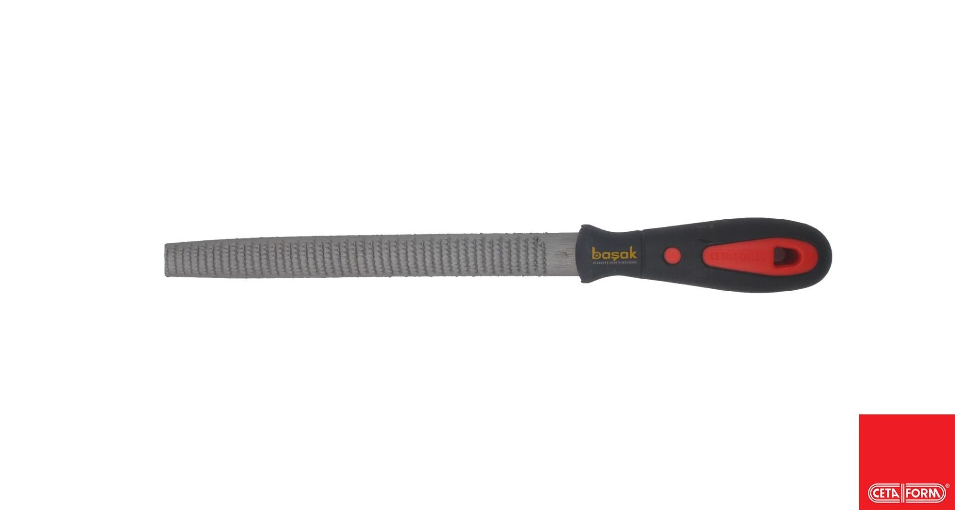 Ceta Form 200 mm 20'' Saplı Yarım Yuvarlak Törpü Kalın Diş J68-108H