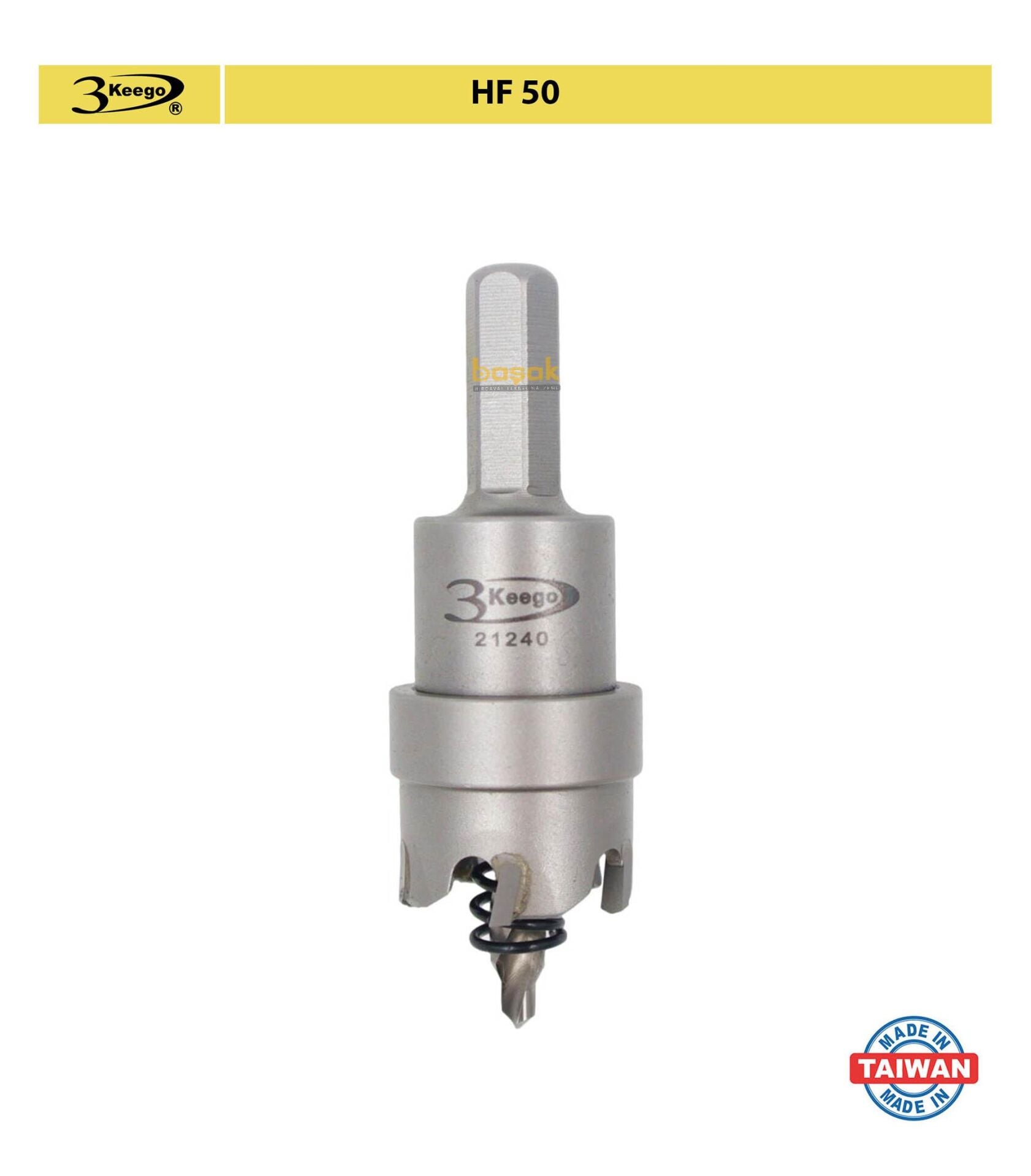 3Keego 25 mm Elmas Uçlu Paslanmaz İçin Panç HF50