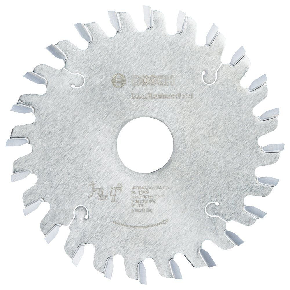 Bosch Best Laminant 100*20 mm 24 Diş Daire Testere Bıçağı 2608642607