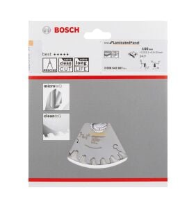 Bosch Best Laminant 100*20 mm 24 Diş Daire Testere Bıçağı 2608642607