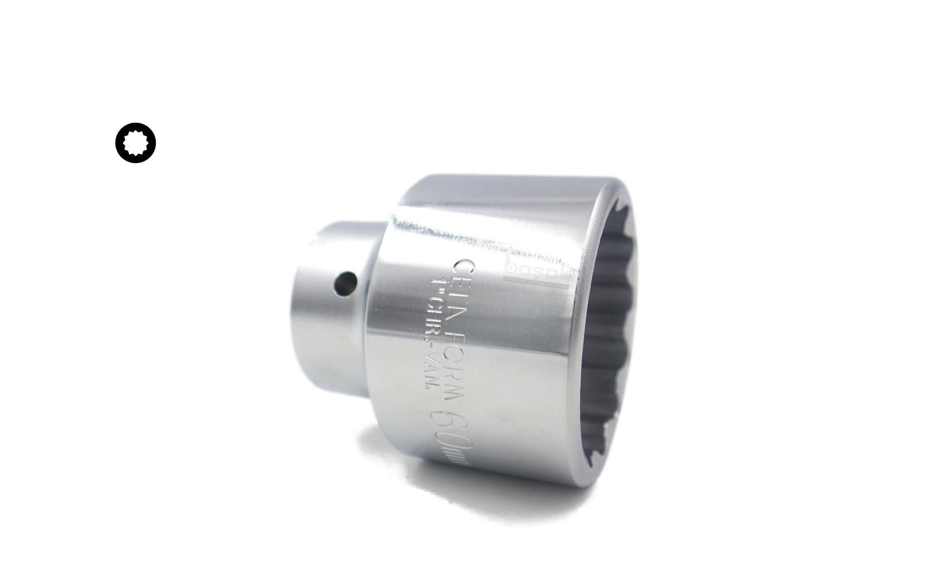 Ceta Form 60 mm 1” 12 Köşe Yıldız Lokma Anahtar C42-B60