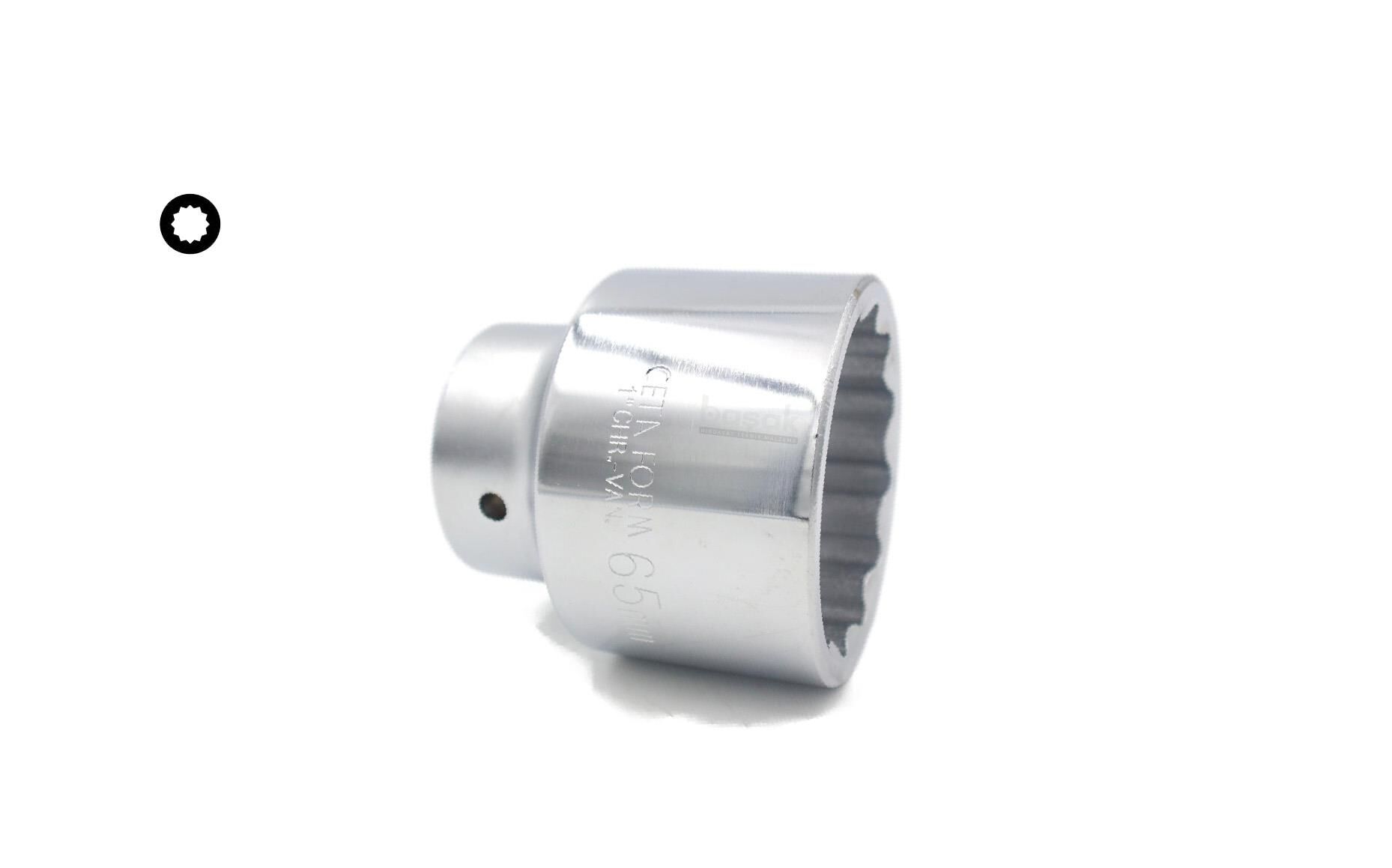 Ceta Form 65 mm 1” 12 Köşe Yıldız Lokma Anahtar C42-B65