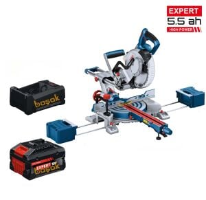 Bosch GCM 18V-216 D 1x5,5 Ah Expert Akülü Gönye Kesme Makinesi