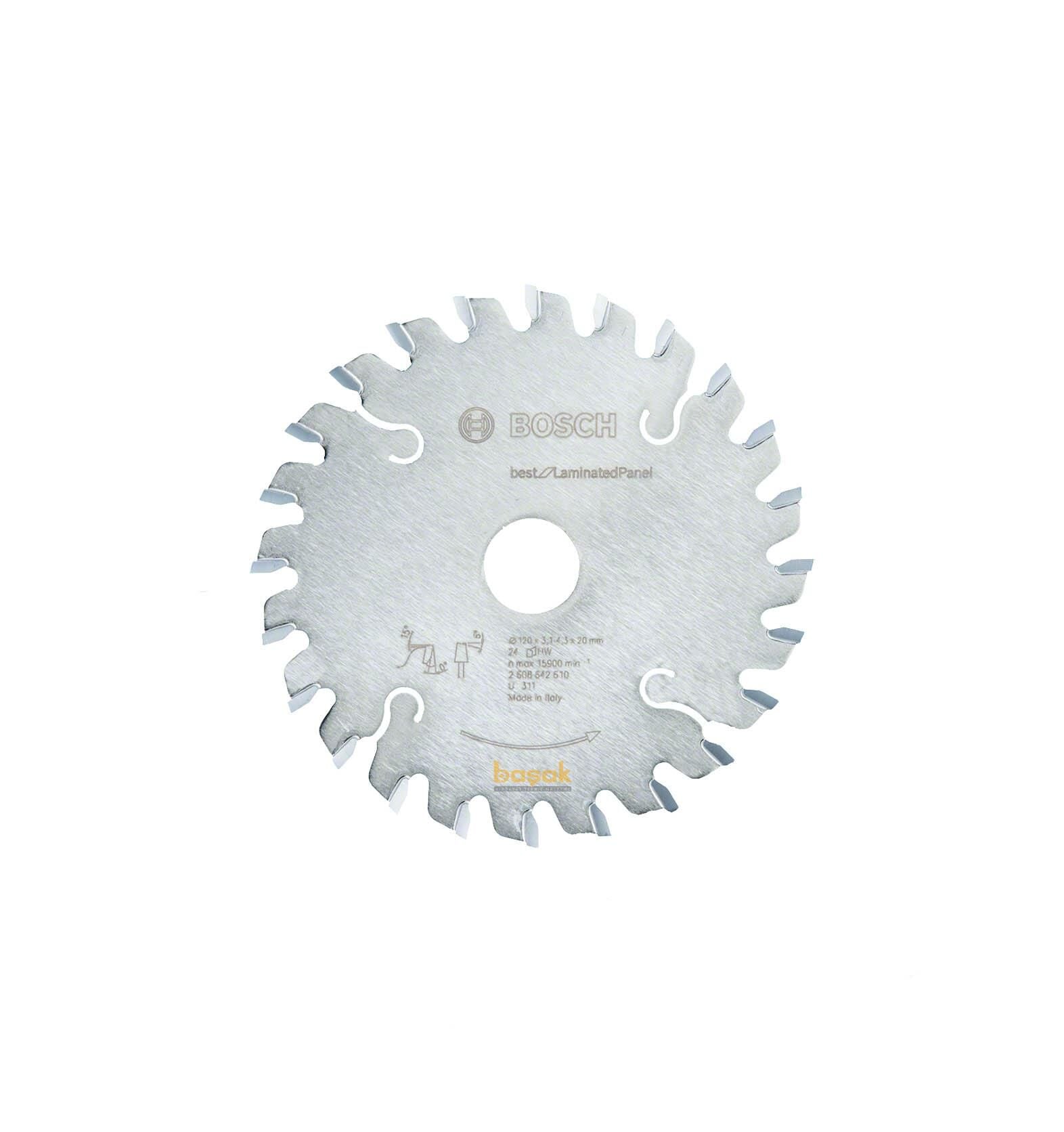 Bosch Best Laminant 120*20 mm 24 Diş Daire Testere Bıçağı 2608642610