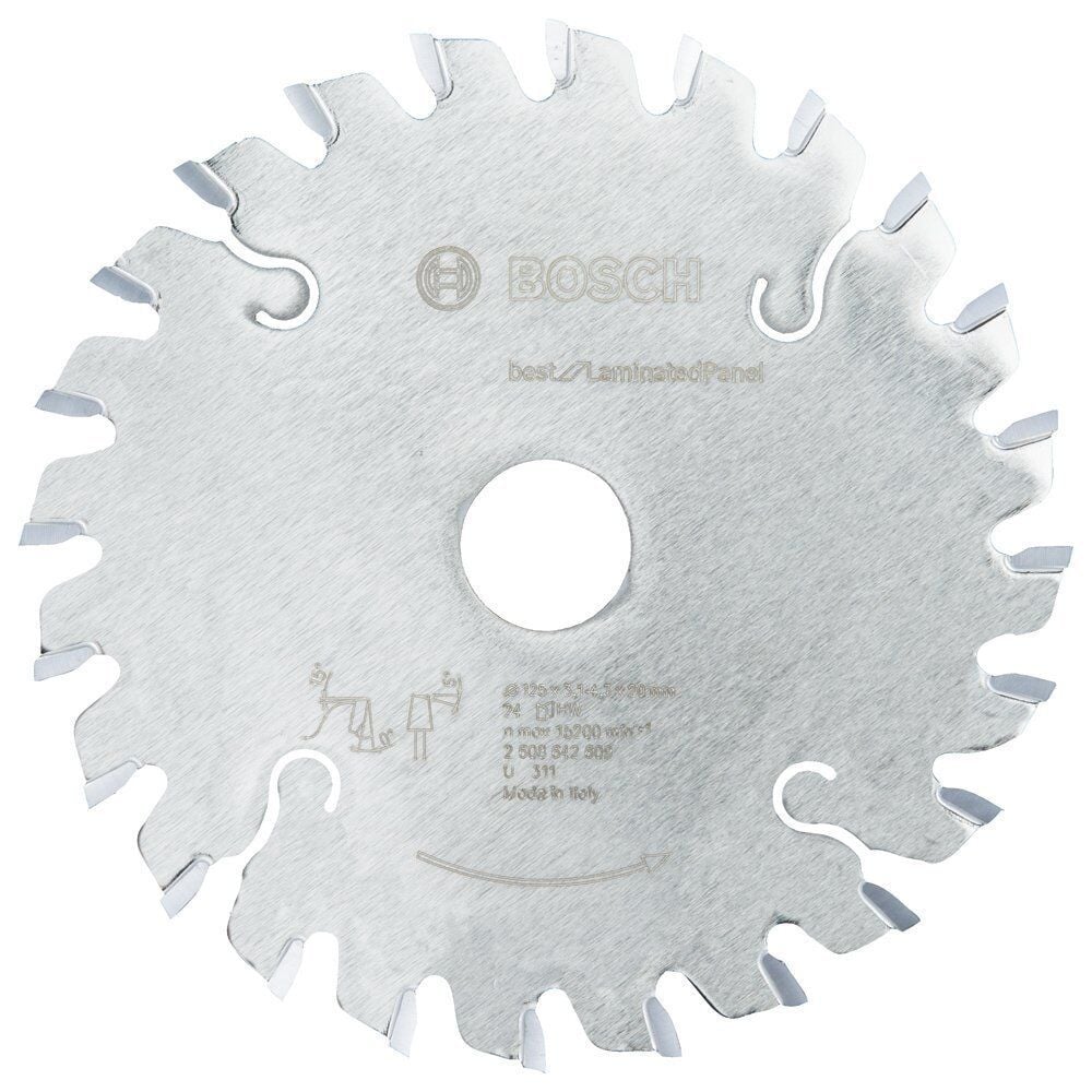 Bosch Best Laminant 125*20 mm 24 Diş Daire Testere Bıçağı 2608642609
