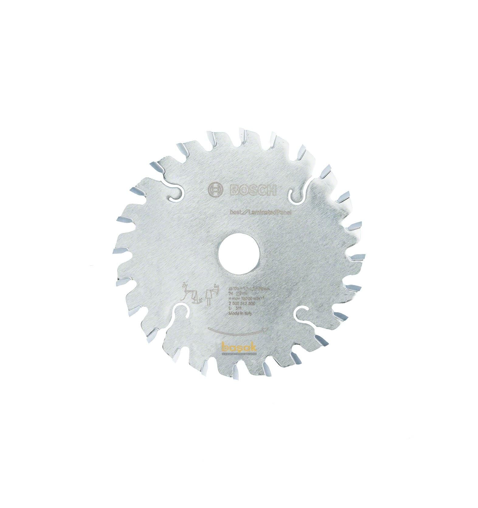 Bosch Best Laminant 125*20 mm 24 Diş Daire Testere Bıçağı 2608642609