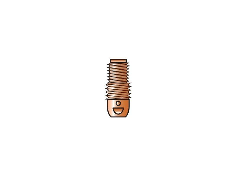 TE0003/10 1,0 mm Fındık Tig Collet Body-Süzgeç 13N26 Trafimet